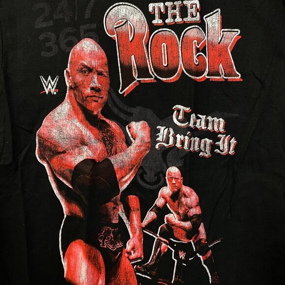 WWE Dwayne The Rock Johnson Tram Bring It T-Shirt Large - Picture 2 of 5